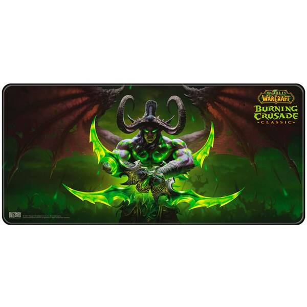 Podložka pod klávesnicu a myš FSH World of WarCraft Burning Crusade: Illidan XL zelená


