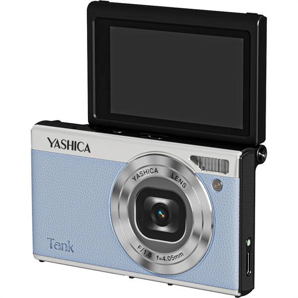 Digitálny fotoaparát Yashica Tank modrý

