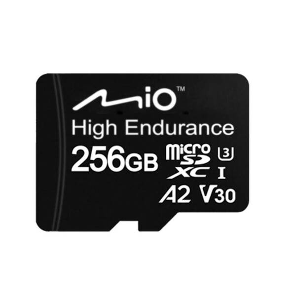 Pamäťová karta Mio High Endurance, microSD 256GB, A2, U3/V30 

