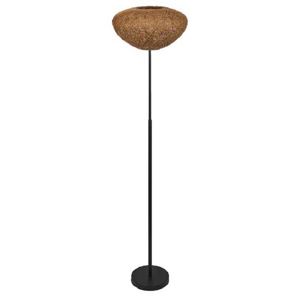 Stojacia lampa LEDVANCE DEPA DROP FLO E27 čierne/hnedé

