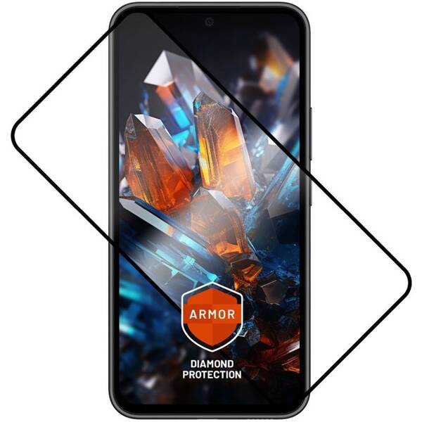 Tvrdené sklo FIXED Armor s aplikátorem na Samsung Galaxy S24 Ultra čierne

