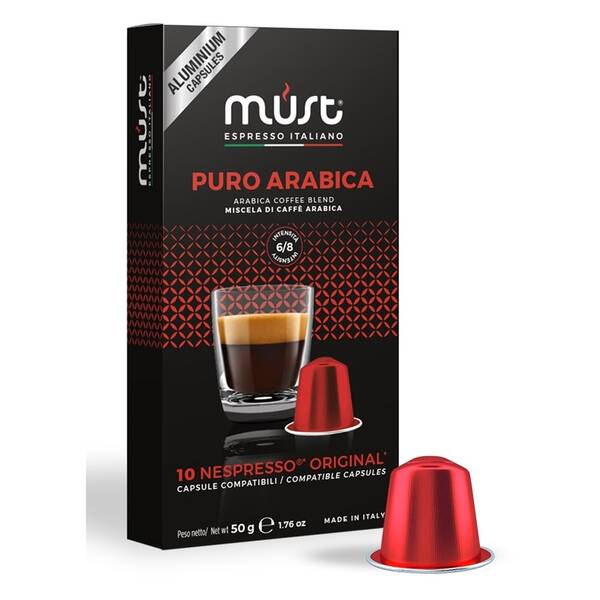 Kapsuly pre espressá Must Puro Arabica (10 ks) 

