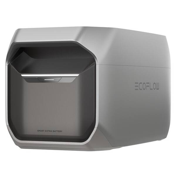 Prídavná batéria EcoFlow DELTA 3 (1024 Wh) sivá


