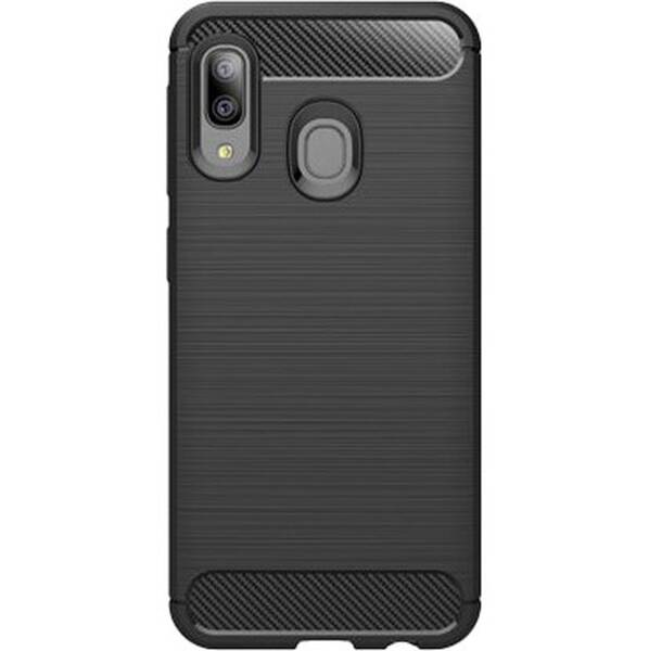 Kryt na mobil WG Carbon na Samsung Galaxy A20e čierna

