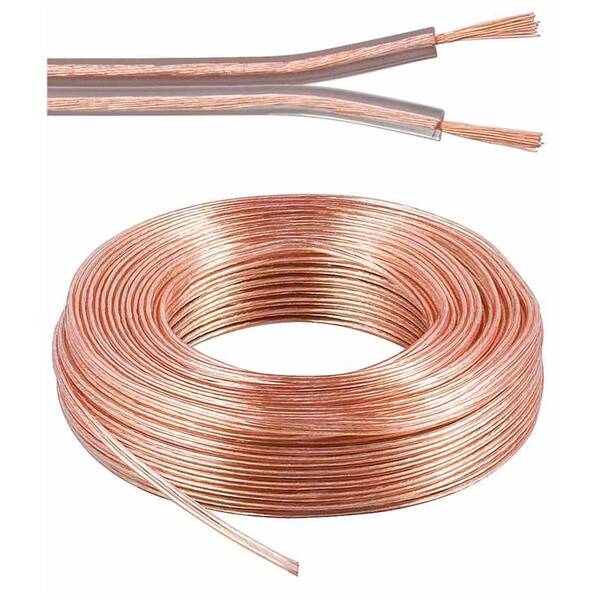 Reproduktorový kábel PremiumCord 100% CU meď. 2x1, 5mm, 10 m měď

