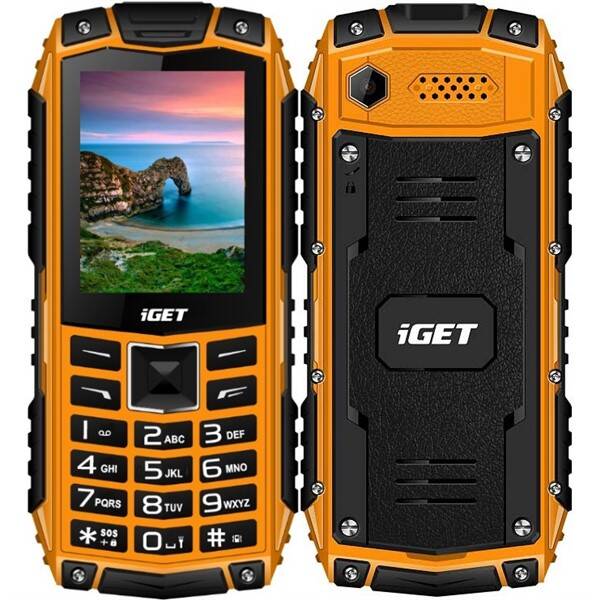 Mobilný telefón iGET Defender D10 Dual SIM oranžový

