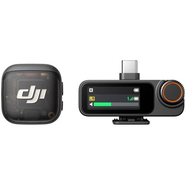 Mikrofón DJI Mic 3 (1 TX + 1 RX) sivý

