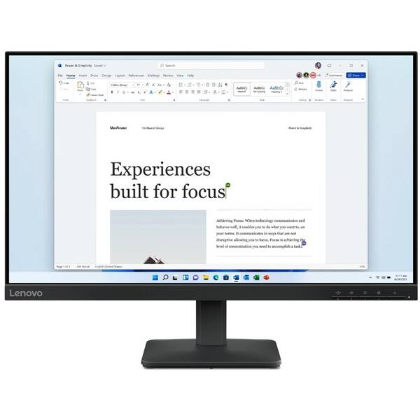 Monitor Lenovo L24-4e čierny

