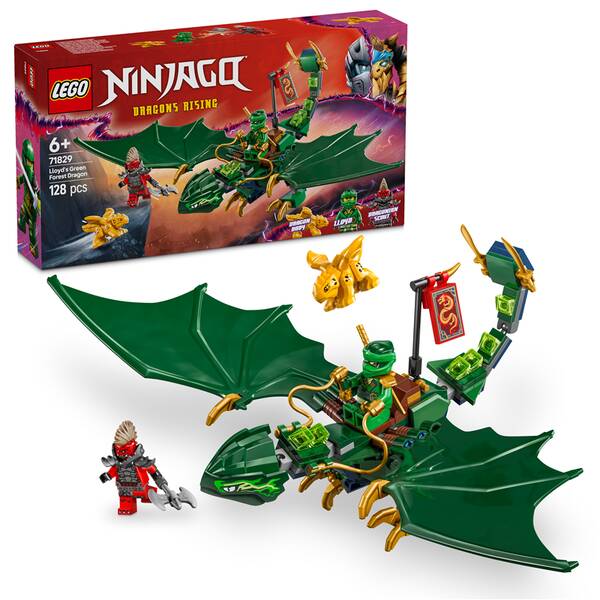 Stavebnica LEGO® NINJAGO® 71829 Lloydov zelený lesný drak 

