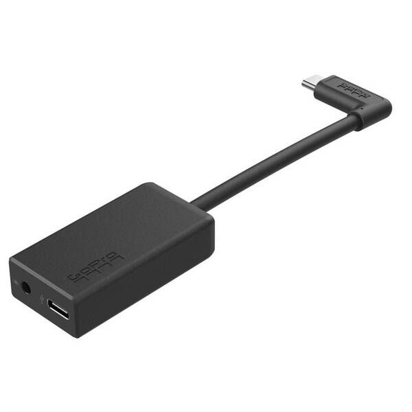 Adaptér GoPro Pro 3.5mm Mic Adapter (HERO11, HERO10,  HERO9, HERO8, HERO7, HERO6, HERO5) 


