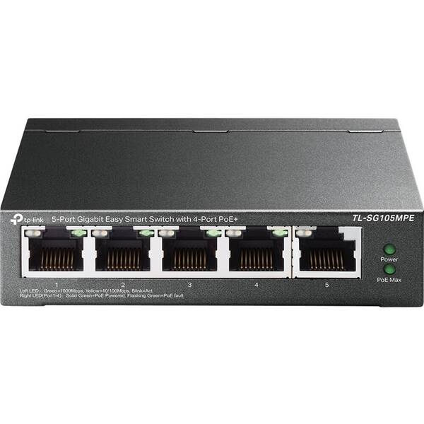 Switch TP-Link TL-SG105MPE čierny

