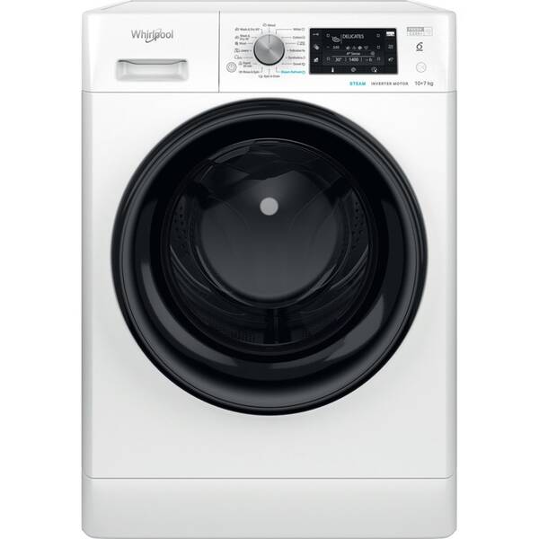 Práčka so sušičkou Whirlpool FFWDD 1076258 BV EU biela

