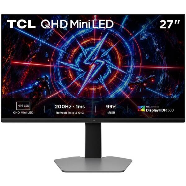 Herný monitor TCL 27P2A sivý

