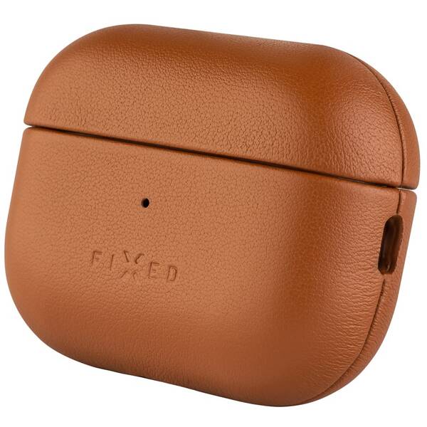 Puzdro FIXED PodsLeather pre Apple AirPods 3 hnedé

