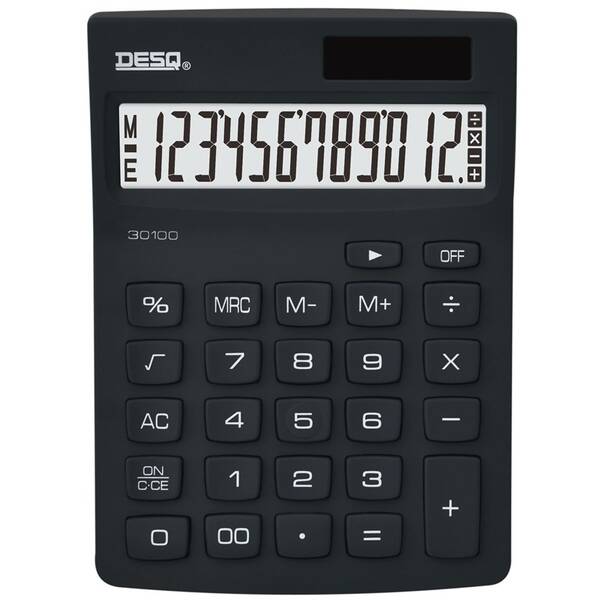 Kalkulačka DESQ 30100.09 čierna

