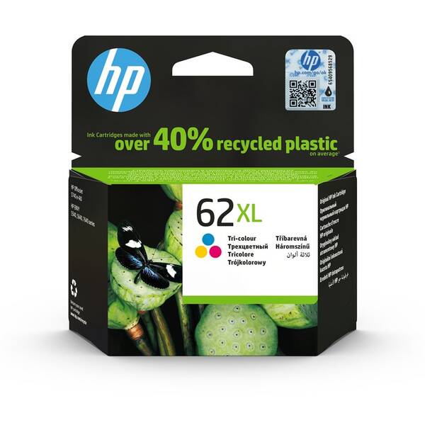 Cartridge HP 62 XL, 415 strán - CMY 

