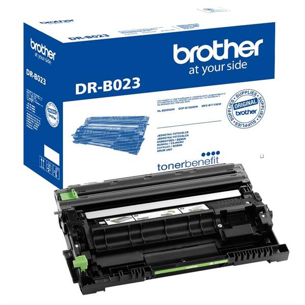 Valec Brother DR-B023, optický, 12000 strán čierny


