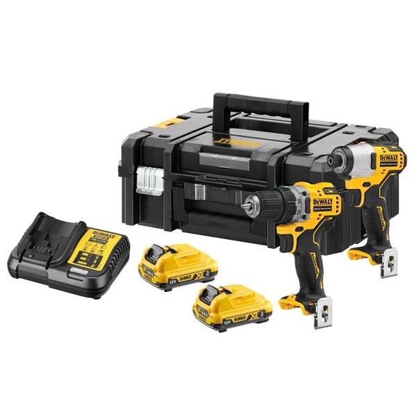 Sada aku náradia Dewalt DCK2110L2T-QW (s batériou) 


