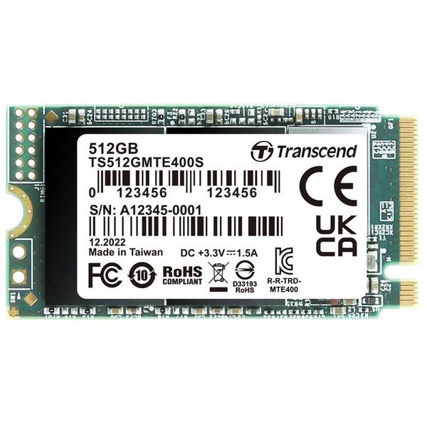 SSD Transcend MTE400S 512GB M.2 2240 

