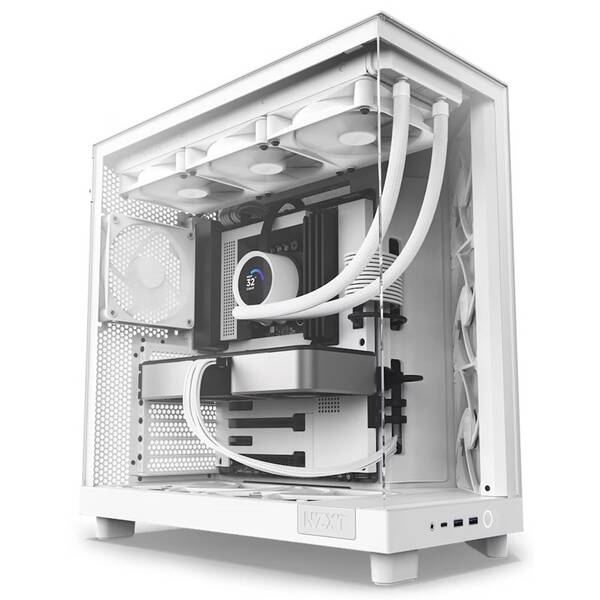 Case NZXT H6 Flow biela

