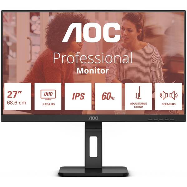 Monitor AOC U27E3UF čierny

