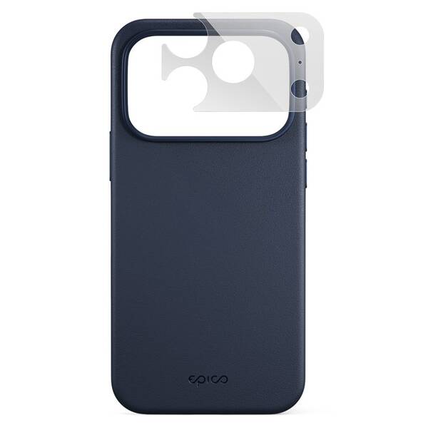 Kryt na mobil Epico Leather Pro Mag+ Apple iPhone 17 Pro / 18 Pro Qi2 & MagSafe modrý

