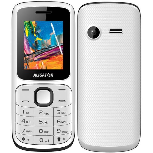 Mobilný telefón Aligator D210 Dual SIM čierny/biely

