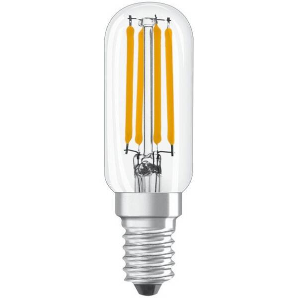 LED žiarovka Osram T26 40 4,2W Filament Clear E14 teplá biela 

