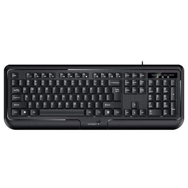Klávesnica Genius KB-118 ver. II, PS2, CZ+SK layout čierna


