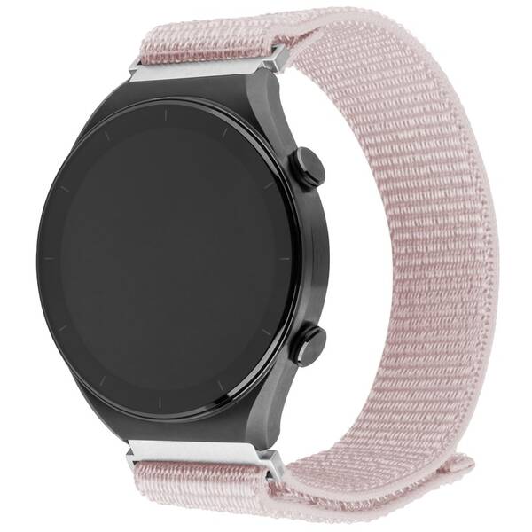 Remienok FIXED Nylon Sporty Strap na Garmin Quick Release 22mm ružový


