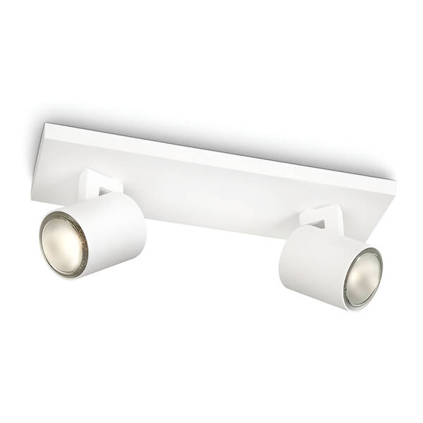 Bodové svietidlo Philips Runner, 2xGU10 biele

