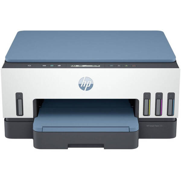 Tlačiareň multifunkčná HP Smart Tank 725 biela/modrá

