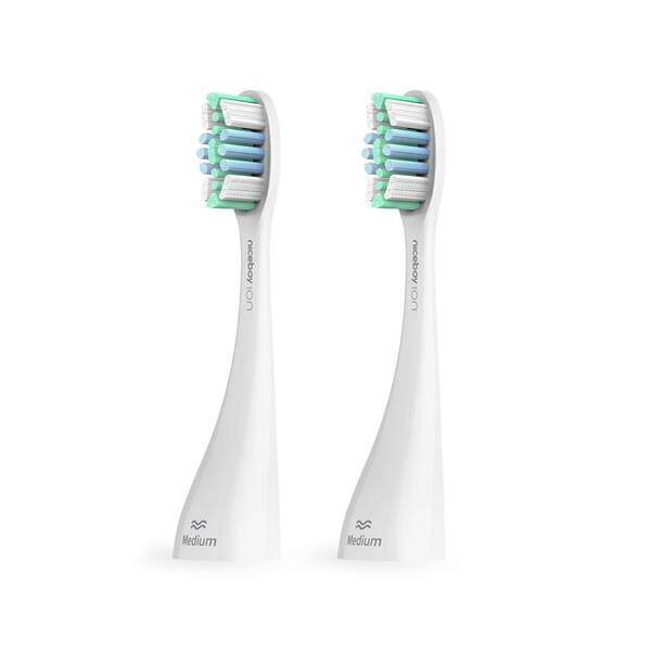 Náhradné hlavice Niceboy PRO UV Medium white (2 ks) 

