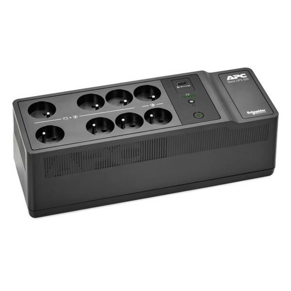 Záložný zdroj APC 500VA 8 French outlets čierny


