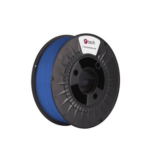 Tlačová struna (filament) C-Tech ESSENTIAL LINE, PLA, 1,75mm, 1kg modrý

