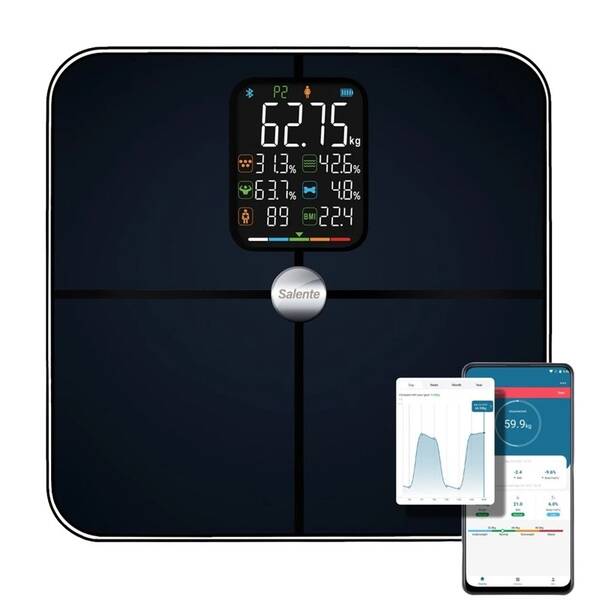 Osobná váha Salente BodyFit čierna

