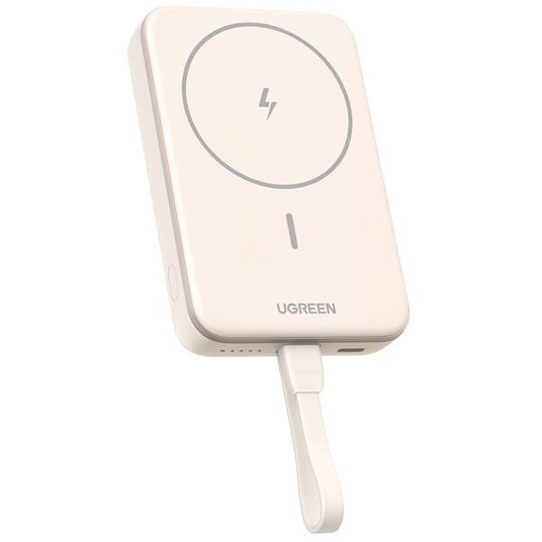 Powerbank UGREEN 10000mAh Mini Magnetic Wireless 20W béžový

