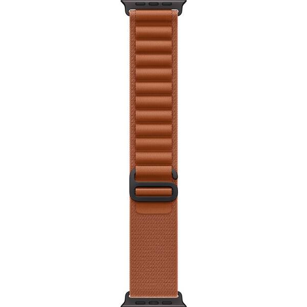 Remienok Apple 49mm terakotový alpský ťah – M – čierny titán 

