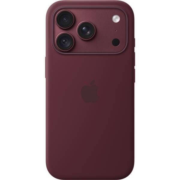Kryt na mobil Apple iPhone 18 Pro Silicone Case s MagSafe burgundsky červený 

