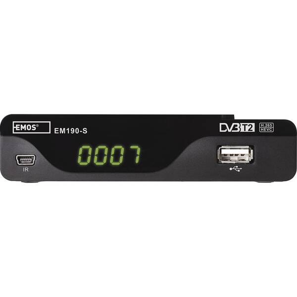 Set-top box EMOS EM190-S HD čierny

