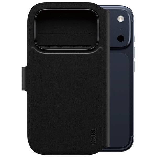 Puzdro na mobil flipové PanzerGlass CARE MagSafe Tango 2v1 Wallet na Apple iPhone 17 Pro čierne

