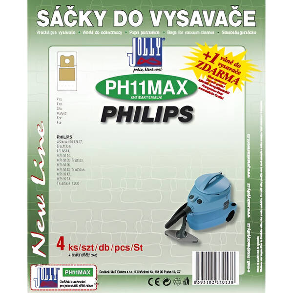 Vrecká pre vysávače Jolly MAX PH 11 (4 ks) 


