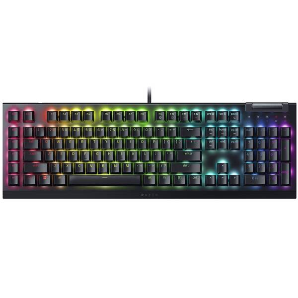 Klávesnica Razer BlackWidow V4 X (Green Switch) US layout čierna

