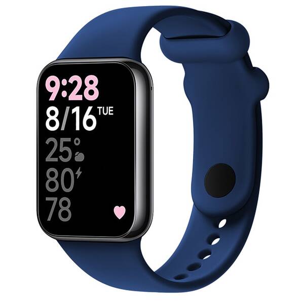 Remienok FIXED Silicone Strap na Xiaomi Redmi Watch 5/4/6/6 NFC, Smart Band 9 Pro/8 Pro modrý

