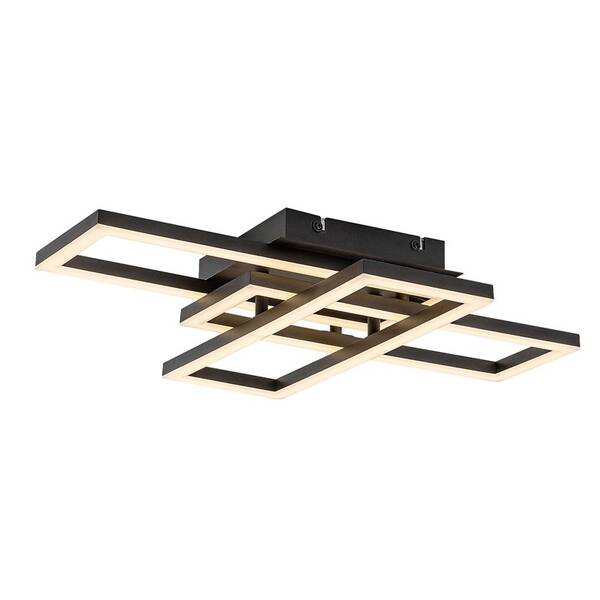 LED stropné svietidlo Rabalux MERENI 71394, 40W, stmievanie, ovládanie čierne

