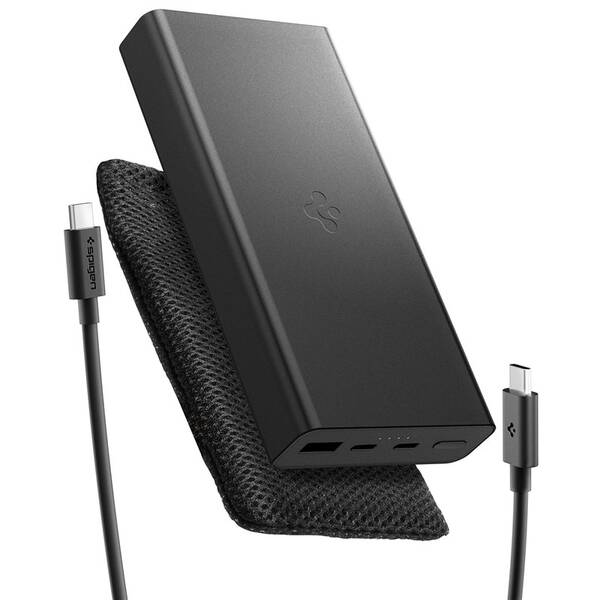 Powerbank Spigen Essential 30 W, 20000 mAh čierny


