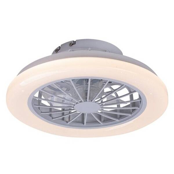 LED stropné svietidlo Rabalux DALFON 71348, s ventilátorem biele

