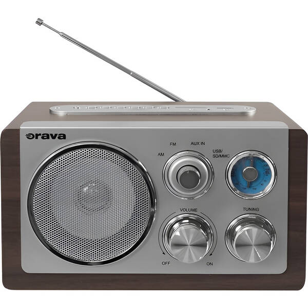 Rádioprijímač Orava RR-29 A drevený

