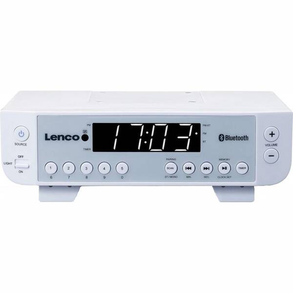 Rádioprijímač Lenco KCR-100 biely

