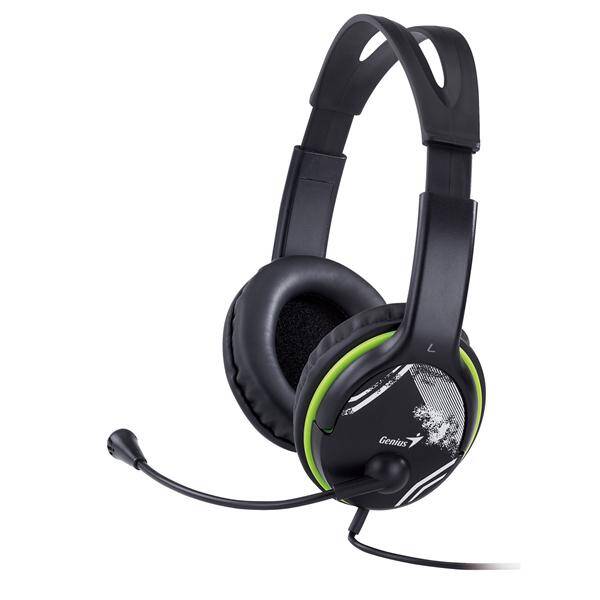 Headset Genius HS-400A čierny/zelený

